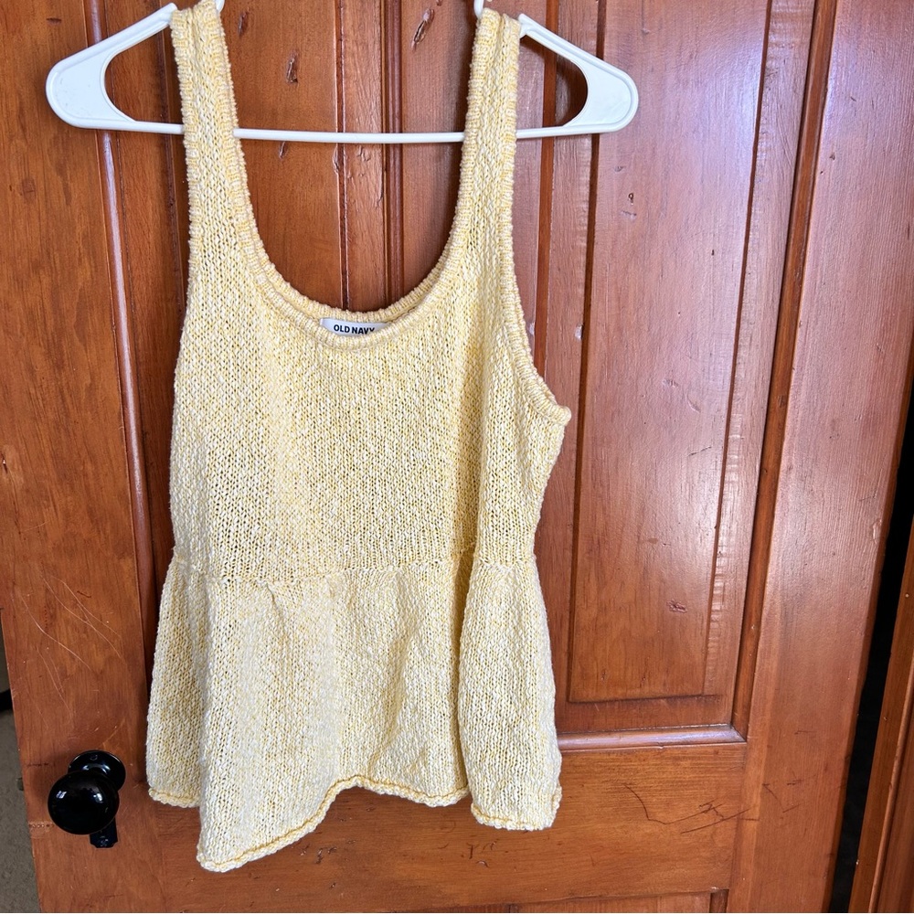 Old Navy Yellow Women's Top
